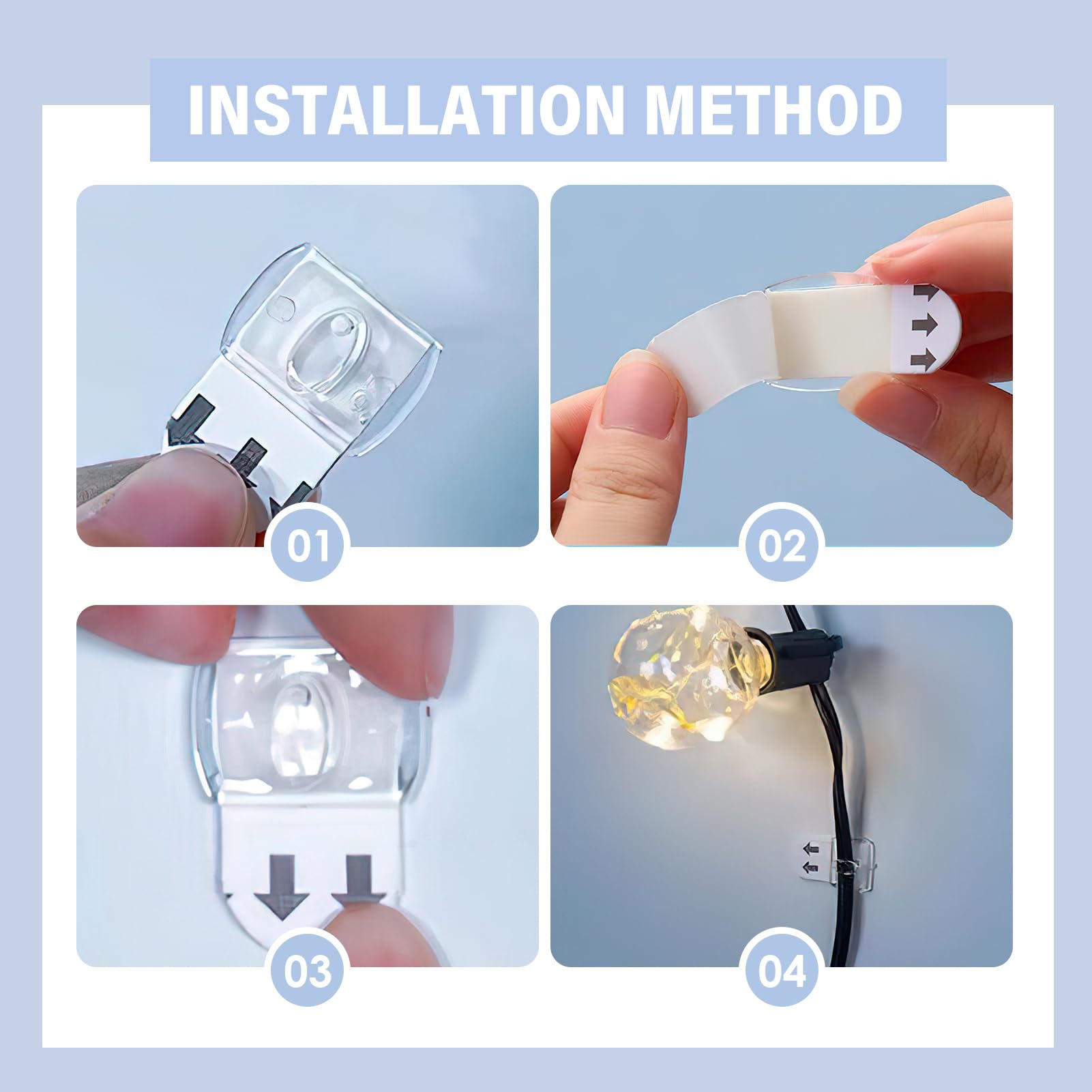 50x clips kerstverlichting & lichtgordijn haak houder & bevestiging - dakgoothaak met kerst 50x clips kerstverlichting & lichtgordijn haak houder & bevestiging - dakgoothaak met kerst