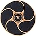 PI-Fitness Balance Board: Wooden Exercise, Fitness, and Physical Therapy Disc with Non-Slip Safety Top to Tone Muscles, Strengthen Core, and Rehab