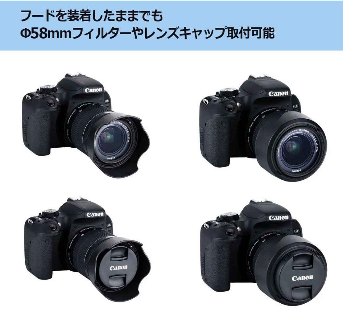 Amazon | NinoLite EW-63C & UVフィルター58mm の2点セット、RF24-50mm 