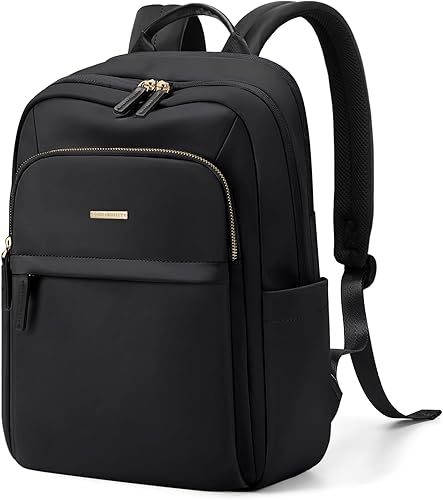 Miniatura 1 de Mochila de viaje de senderismo para mujer, bolsa de múltiples capas para laptop, 16 pulgadas, color negro