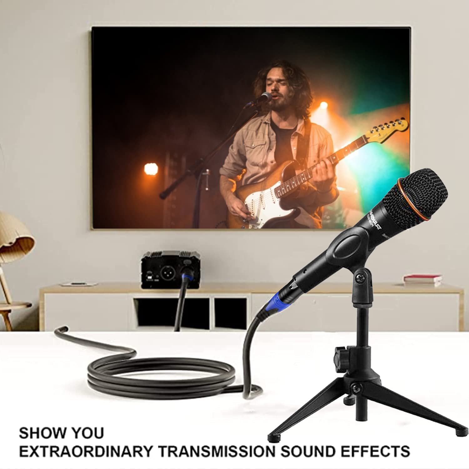 Cables XLR, cables de micrófono de 100 pies, cables de micrófono XLR resistentes, cable DMX equilibrado macho a hembra, adecuados para micrófonos, sistemas de altavoces, estación de radio,