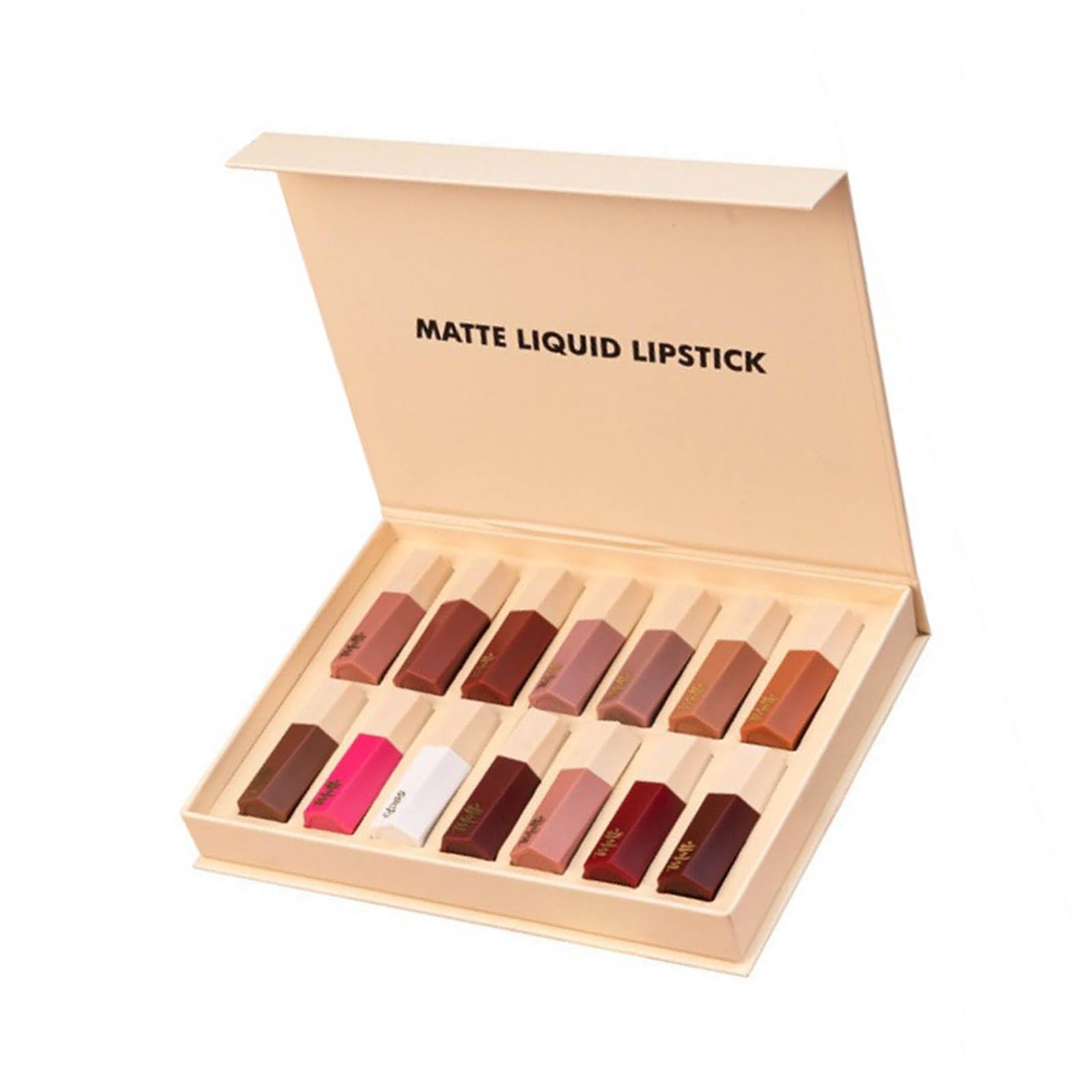 Rossetto Con Finitura in Velluto 14 Colori Lucidalabbra Resistente Alle Sbavature Colore Labbra Con Ingredienti Idratanti Rossetto in Velluto