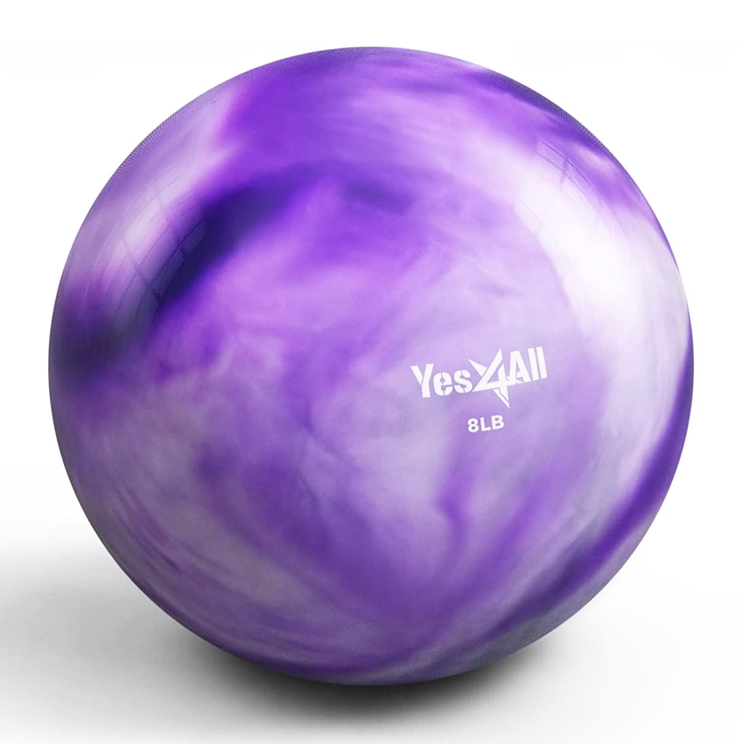 Yes4AllToning Ball, Soft Weighted Medicine Balls for Exercise and Pilates, Yoga, and Fitness, Perfect for Balance, Flexibility, available 1kgs to 5kgs with Multi Colors Available