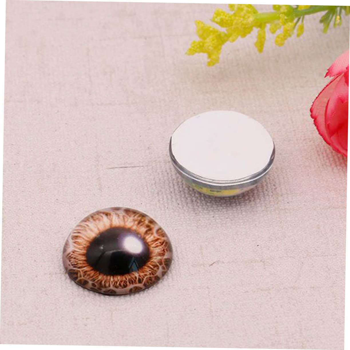100 Uds Ojos Falsos DIY Ojos De Animales Falsos DIY Para Muñeca Ojos Simulación Ojos DIY Pegatina Ojos