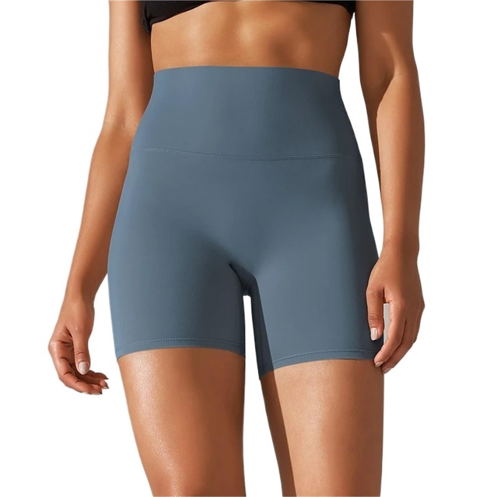 Pantalones Cortos de Yoga Pantalones Cortos de Yoga Cintura Alta Verano, Leggings Push up for Fitness, Gimnasio, Correr, Deportes, Pantalones Entrenamiento for Mujer, Ciclismo