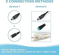 Vista 3 de Fuente de alimentación de 24 V 6 A, adaptador de 144 W, 100-240 V CA a 24 voltios 6 amperios DC fuente de alimentación con conector de terminal LED