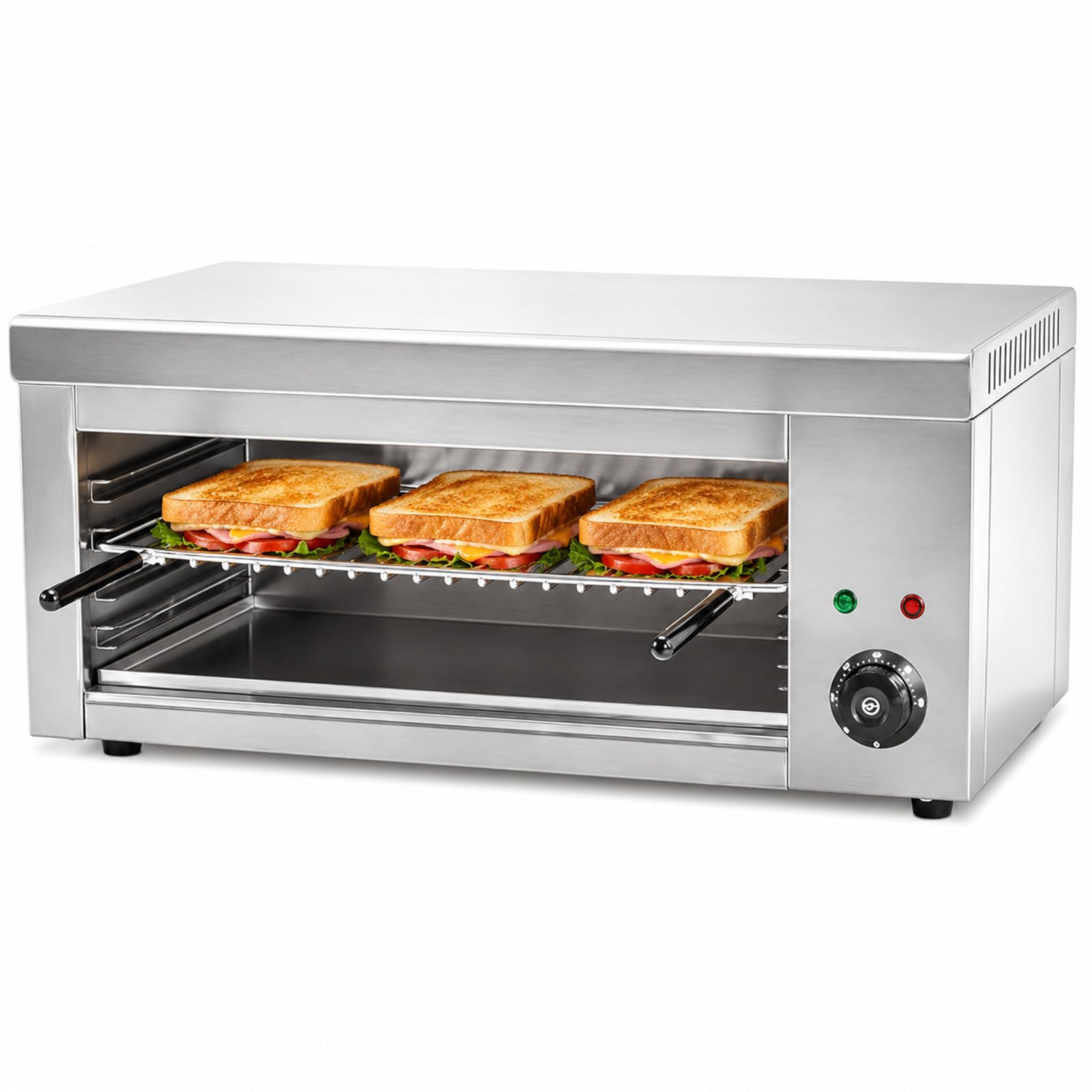 Chauffage Rapide Salamandre Murale 2000 W, Four Professionnel pour Restaurant, Snack, Bistrot et Brasserie, Idéal pour Pizza, Toast et Steak
