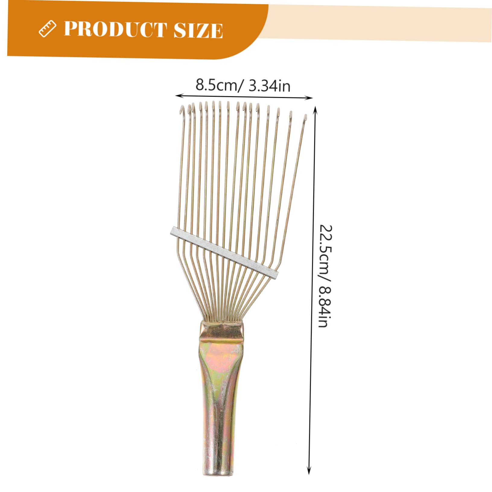 GOOHOCHY 2Pcs Wool Rakes Portable Animal Combs for Livestock Pets Smooth Hair Combs for Cattle Sheep Dogs and Cats Ergonomic Design Compact Easy to Store