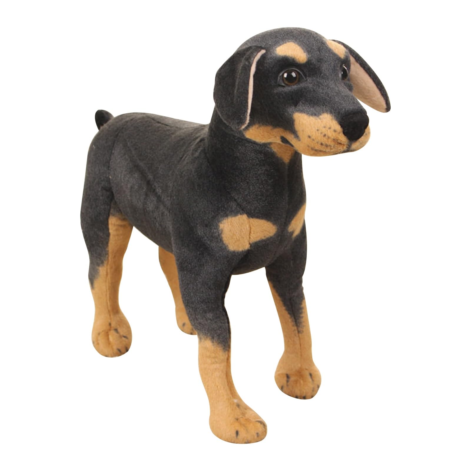 Perro de peluche grande XXL de peluche realista, perro de peluche, juguete de peluche, regalo para niños y adultos (60 cm)