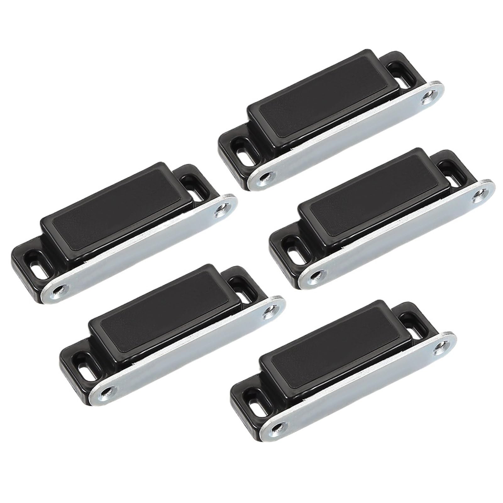 ZONSHJDKR Magnetic Latches 5Pcs Small Door Catches Kitchen Cupboard Wardrobe Catch Cabinet Latch Closures ABS