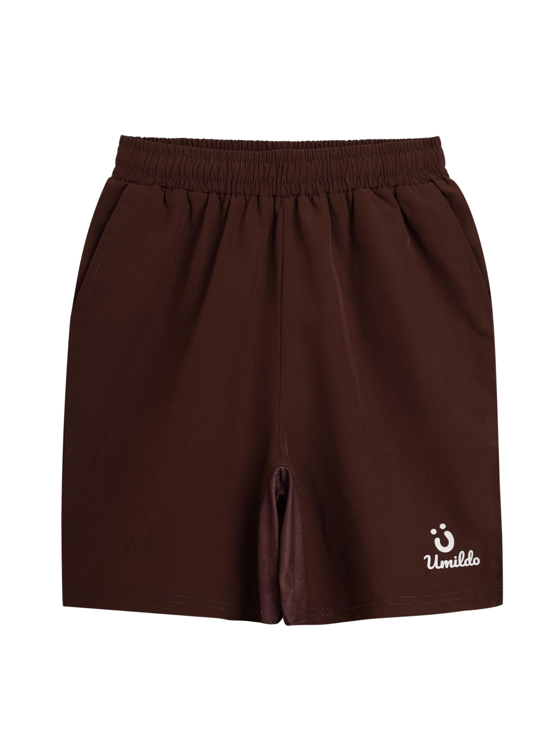 Solid Knee-Length Active Air Shorts with Pockets (4-14 Yrs)-image-3