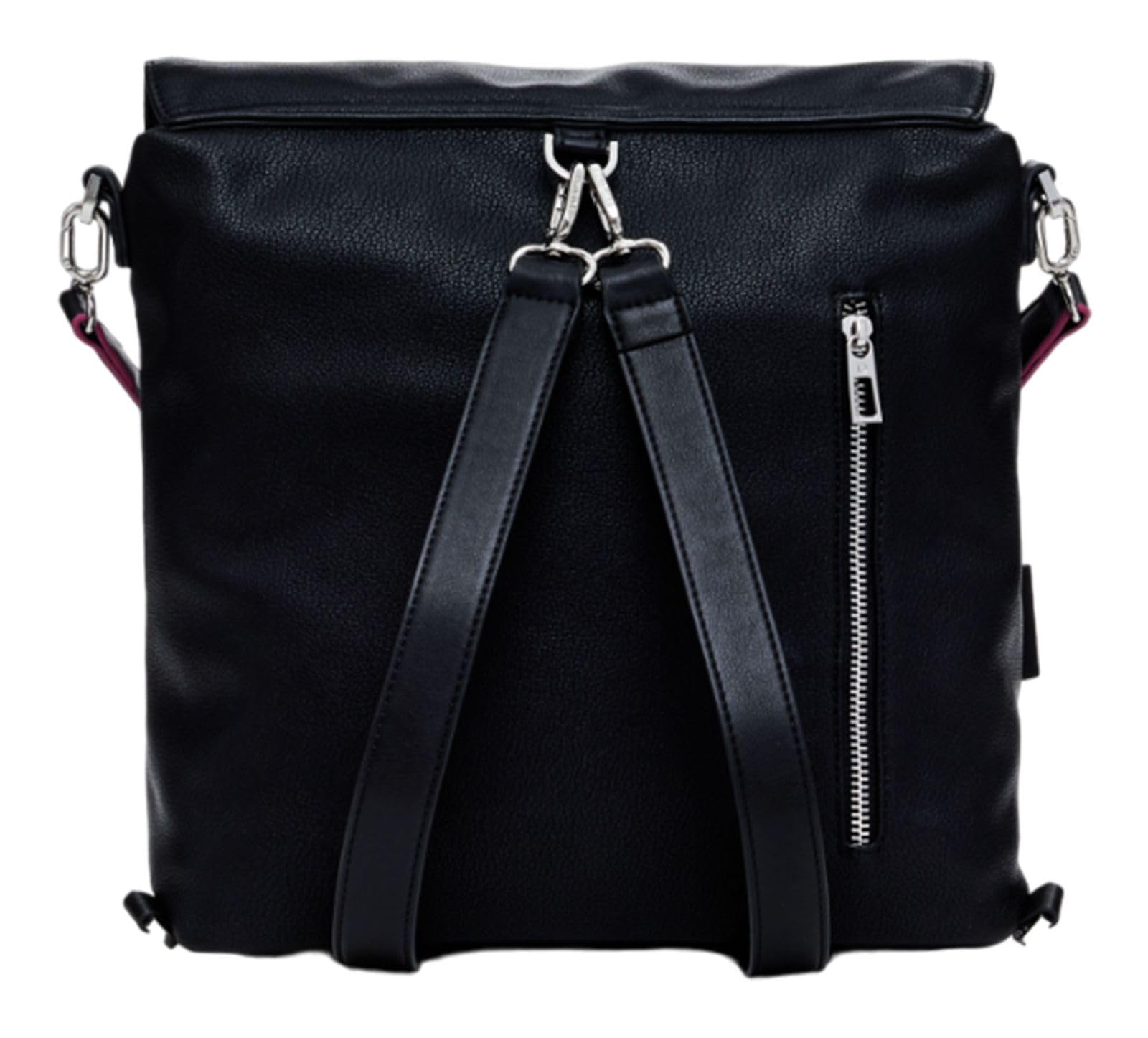 Desigual Rucksack Freizeitrucksack Blackwell Jersey Backpack Black schwarz