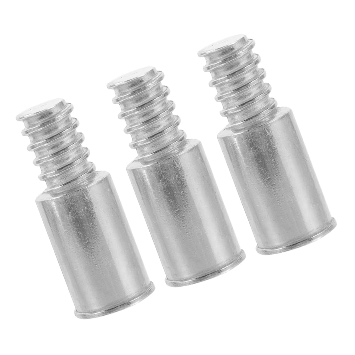 Levemolo Threaded Broom Handle Parts Collapsible Broom Adapter Tips 3pcs Set for Cleaning Tools