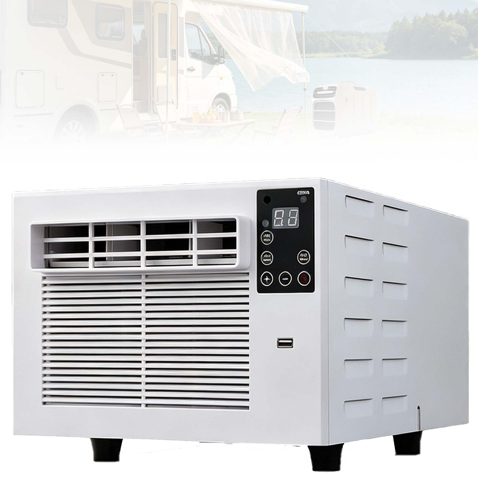 Cutangelar One Color Mini Air Conditioner, Portable Camping Ac Unit 2560 Btu, Pet Area