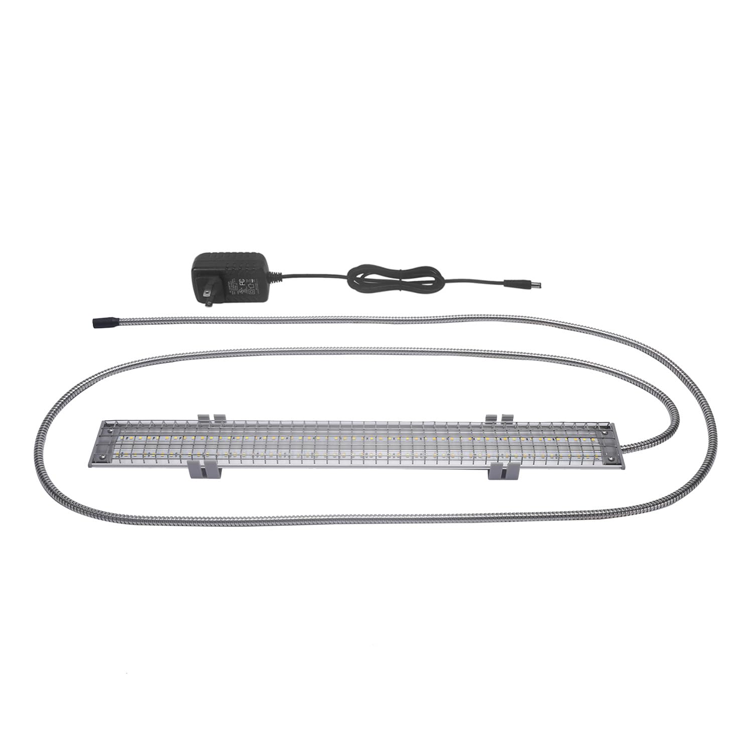 M&M Cage Company - Bird Cage Light with Chew Guard - Full Spectrum LED Pet Lamp - Simulates Natural Environment - Safe for Destructive Chewers, Parrots, & Hook Bills -18" Hookbill Light