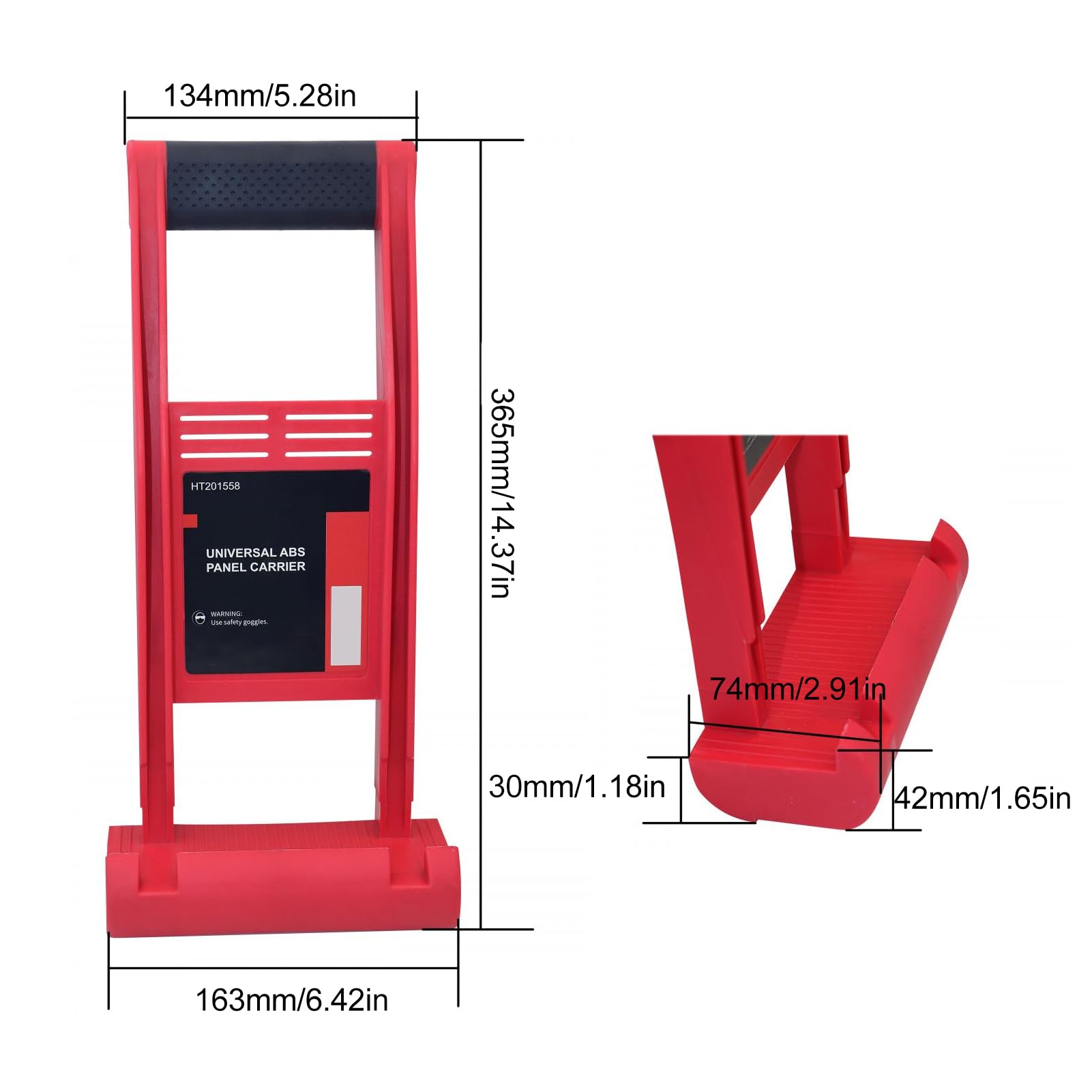 Sollevatore Per Cartongesso Oniissy - Morsetto Portatile Per Lastre Pesanti Fino A 115 Kg - Foto 7
