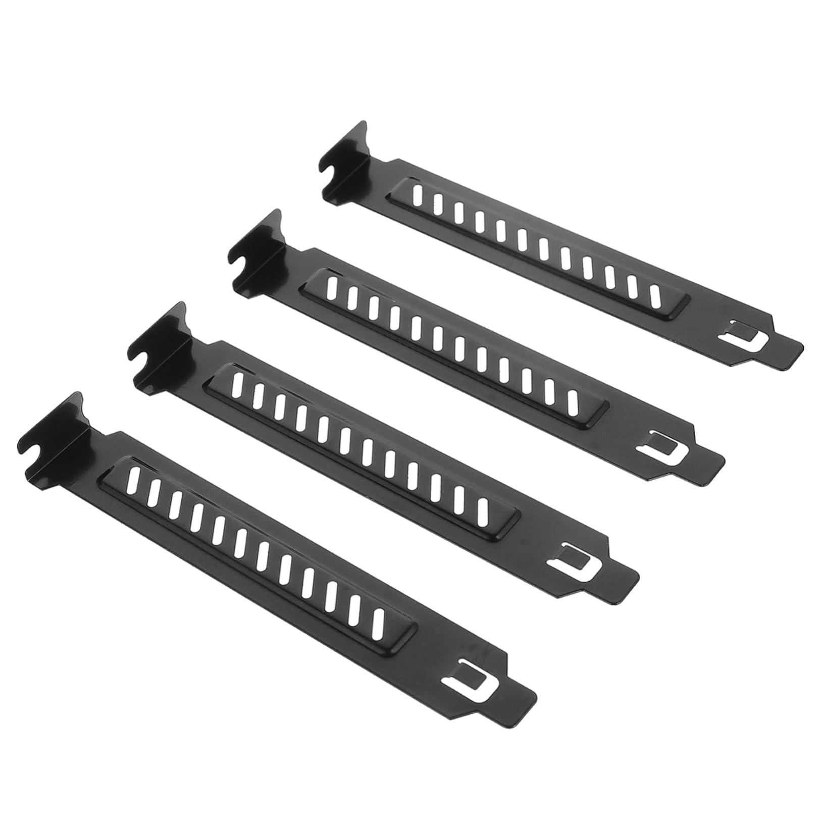 Tofficu 4 Set Piastra Chiusura Pci Inossidabile Per Case Copertura Venti Per Slot Pci Con Aperture Per Polvere 20 Pezzi*4