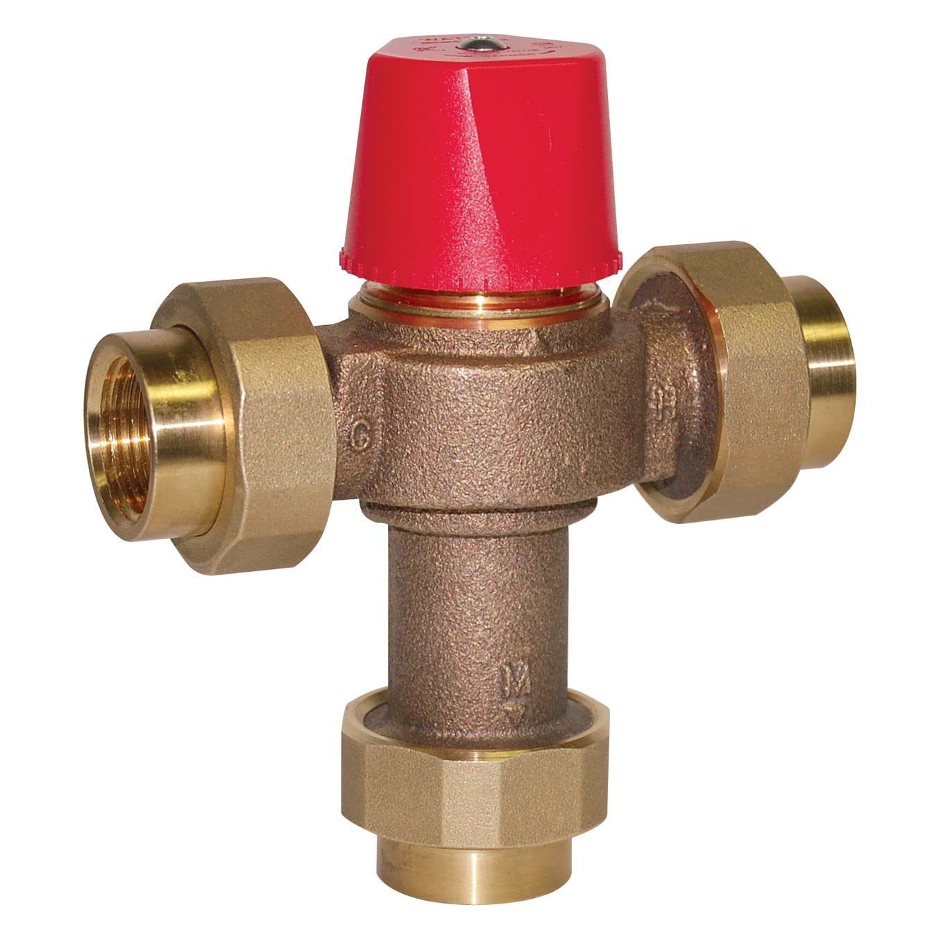 Thermostatic Mixing Valve, Lead-Free, 3/4-In.