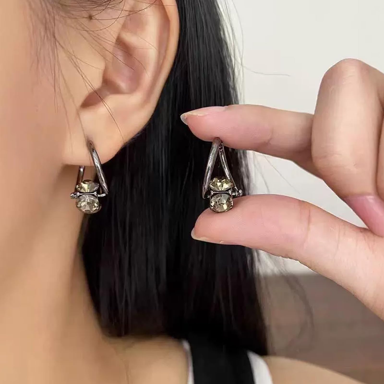 Pendientes de Germanio con Magnetoterapia para Mujer – Pendientes de Drenaje para la Pérdida de Peso, de Uso Diario