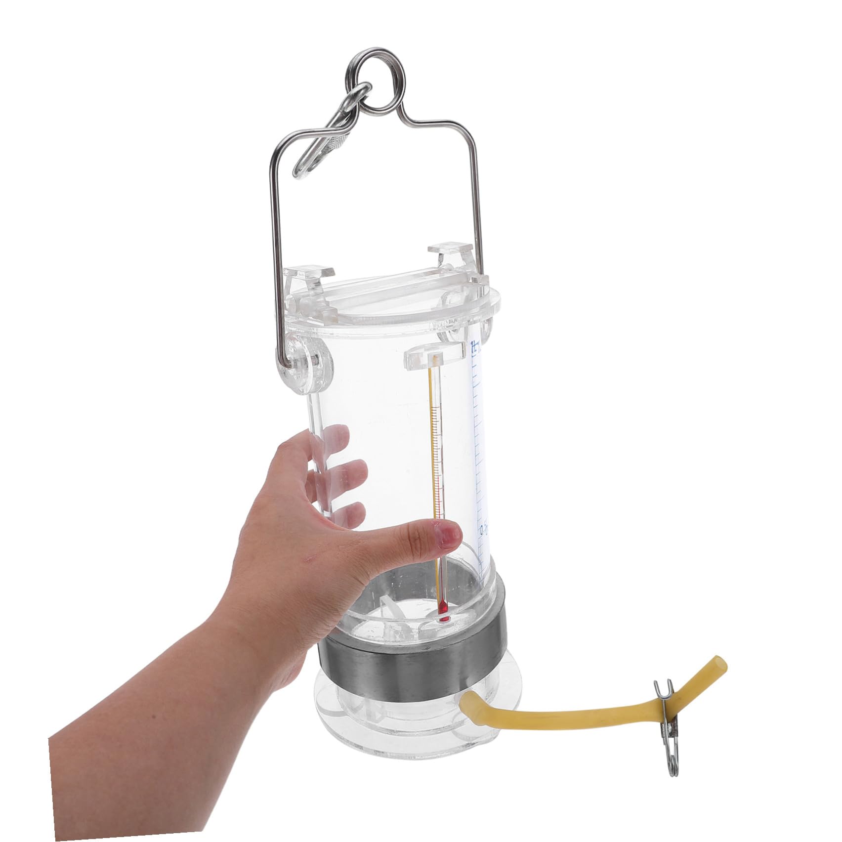 GALPADA Wasserprobenahmegerät 1l aus Edelstahl und Acryl für Präzise Wasserqualitätsmessung Geeignet für Handgehaltene Probennehmer und Bootseinsatz Zufällige Farbe