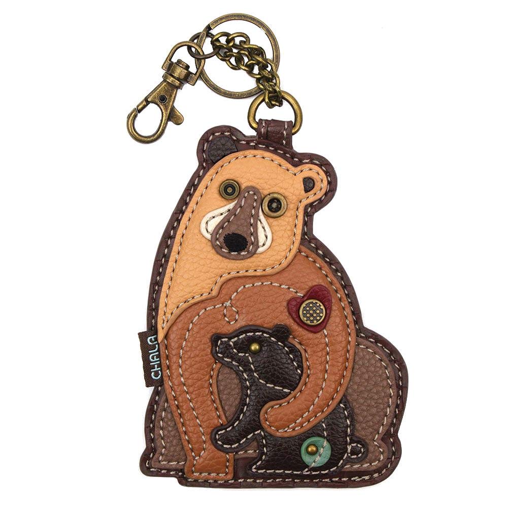 Chala Handbags Bears Key Fob Coin Purse Chala Keychain