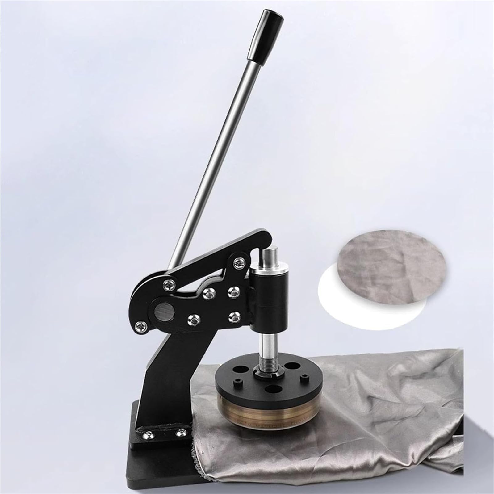 Textil-Teppichprobenschneider – 100 cm² Schnittfläche, einstellbare Dicke 0–10 mm für mehrlagige Kleidung, Textilien, Papier, Decken, Hüte
