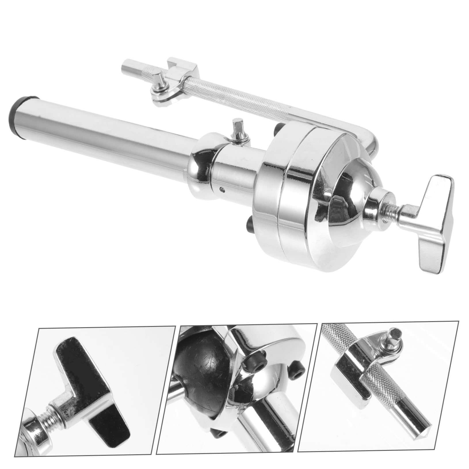 UPKOCH Supporto Per Tom Drum in Lega Di Zinco Leggero e Resistente, Staffa Singola Per Strumento a Percussione, Accessori Hardware Per Batteria Per Musicisti Principianti
