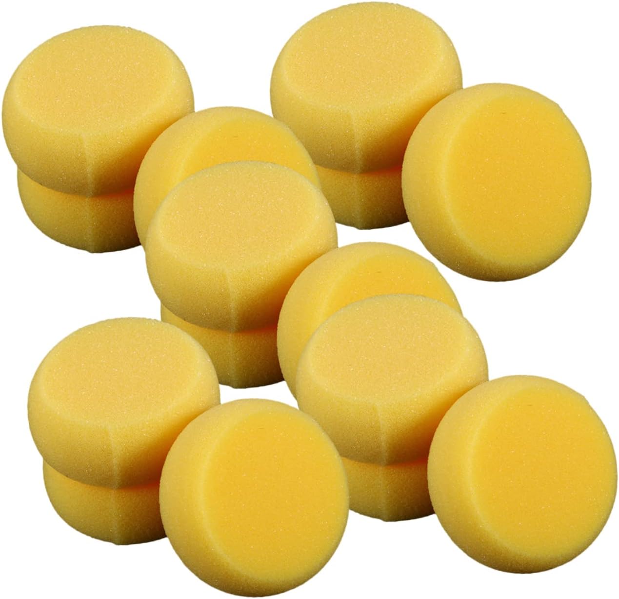 15pcs Round Watercolor Painting Sponges for Boy Girl Lightweight DIY Drawing Tools for Boy Girl for Art Crafts Stippling Pottery and More