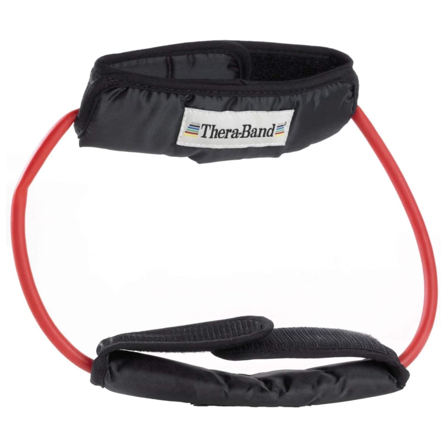 THERABAND Resistance Tubes, Professional Latex Elastic Tubing for Physical Therapy, Lower Pilates, at-Home Workouts, and Rehab, 12 Inch with Padded Cuffs, Red, Medium, Beginner Level 3 (B00CS3G3EE) Amazon Price History, Amazon Price Tracker