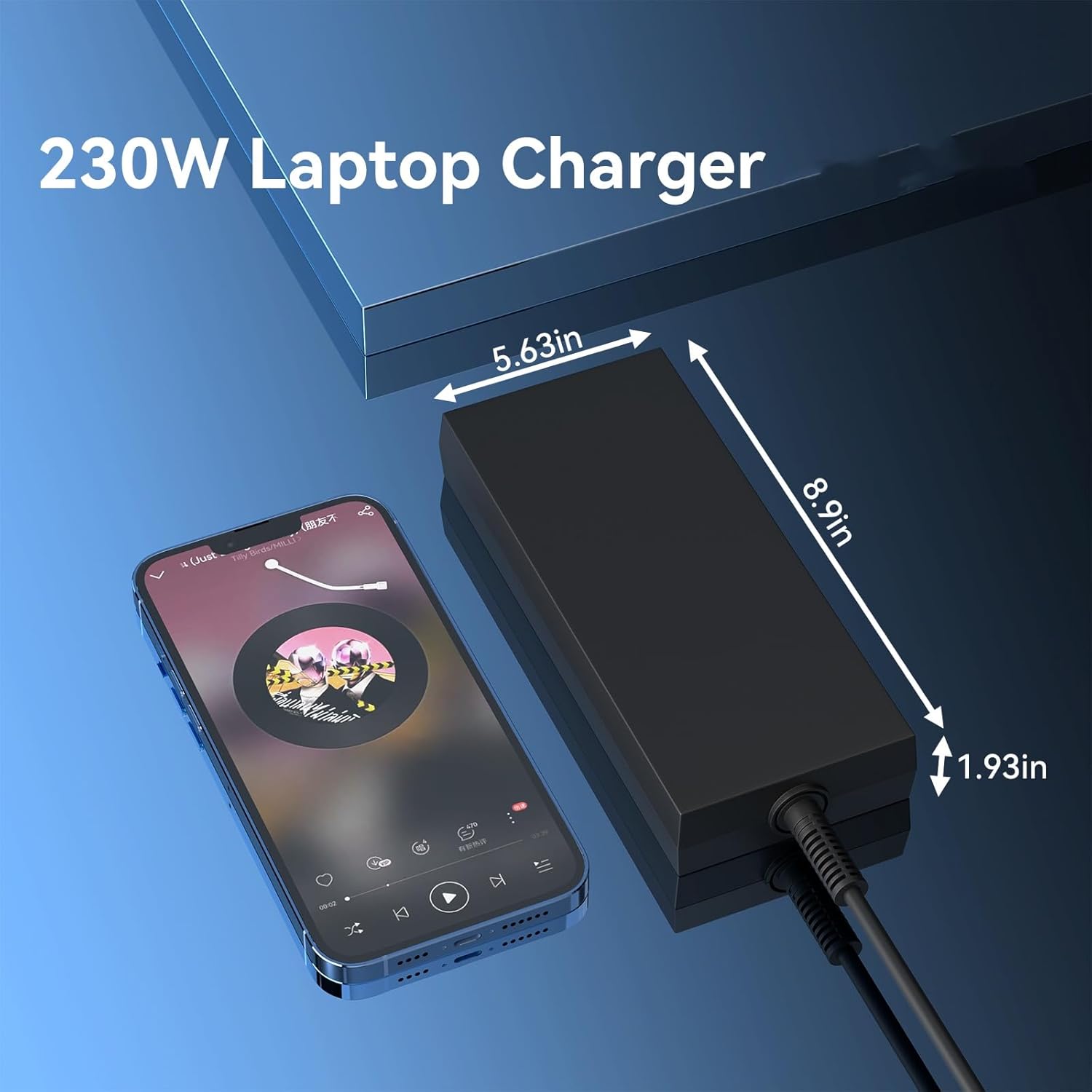 230W Gaming Laptop Charger Compatible with Acer Predator Helios Neo 300 16 18 PHN16-71 PHN16-72 PHN18-71 PHN14-51 Nitro 16 17 V16 V17 16" AI AN17 AN16 Power AC Adapter 5.5 * 1.7mm