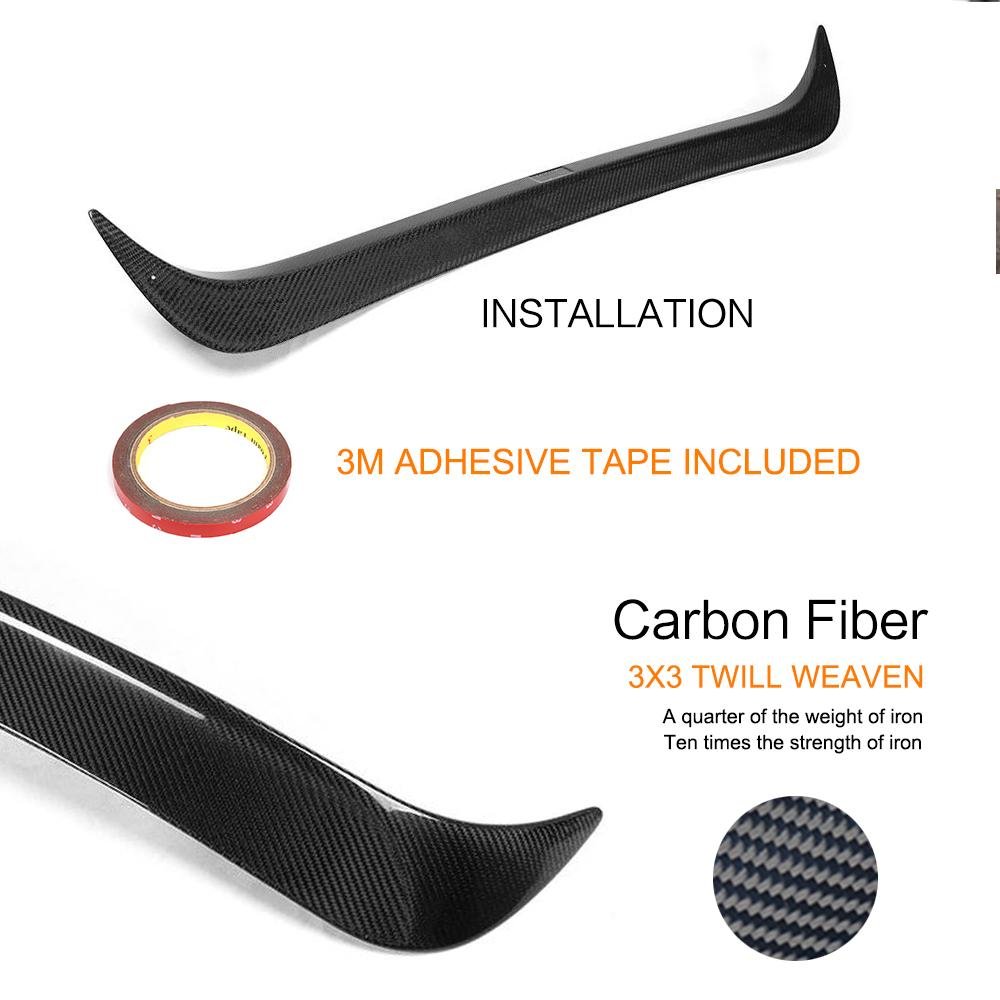 Aile de toiture de Voiture Automobile Auto Aile for Mercedes Benz W117 C117 CLA250 CLA260 CLA46 CLA45 AMG Sedan 4 Porte 2013-2017 Spoiler arrière Fibre de Carbone