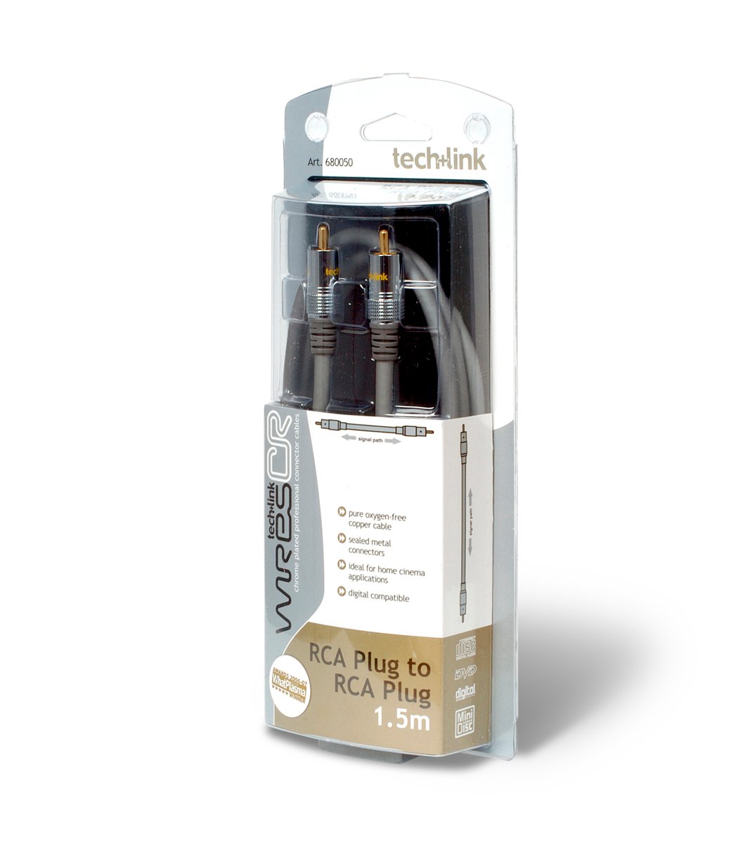 Câble Pro RCA Phono - RCA Phono, 3 m