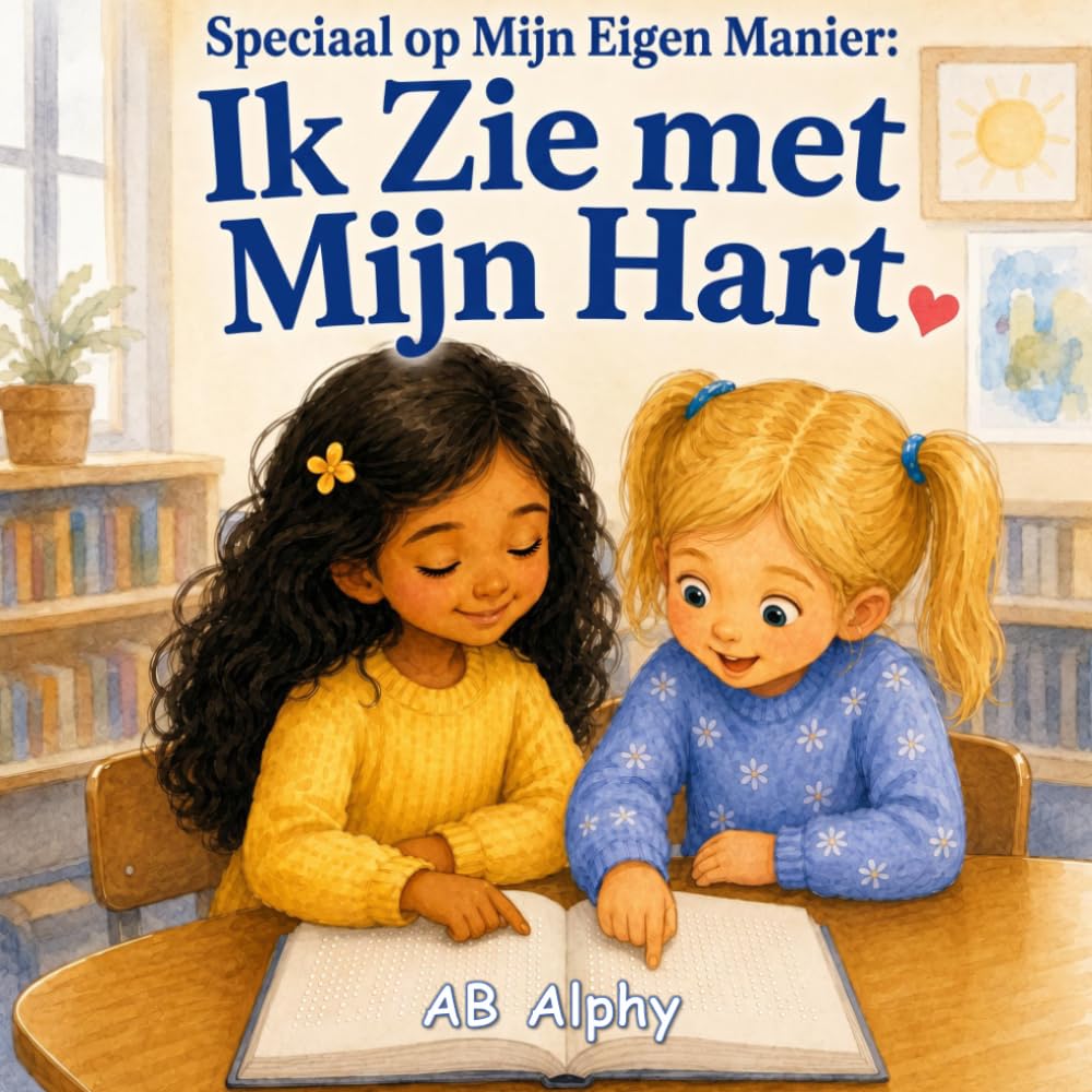Speciaal op Mijn Eigen Manier: Ik Zie met Mijn Hart: Een Hartverwarmend Kinderverhaal over Blindheid, Zelfvertrouwen, Vriendelijkheid en Inclusie voor Kinderen van 4 tot 8 Jaar