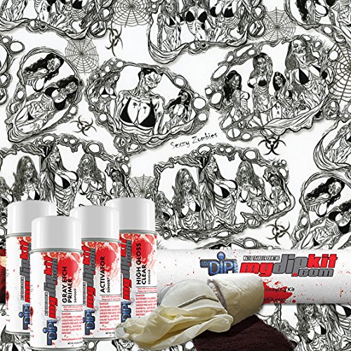 Sexy Zombies - Hydrographics Film Kit - MyDipKit - LL-190 - Water Transfer Printing