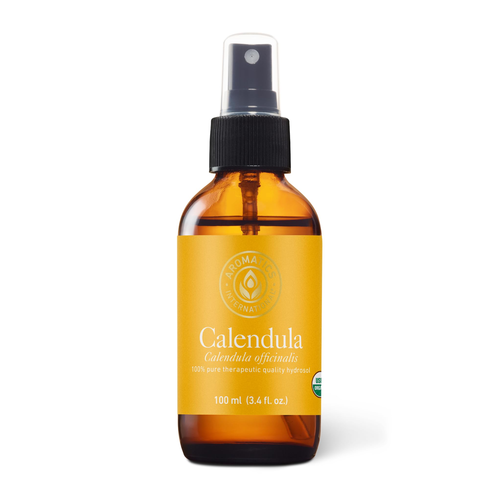Aromatics International Calendula Hydrosol 100ml | Gentle Aromatic Mist for Daily UseUSDA Organic