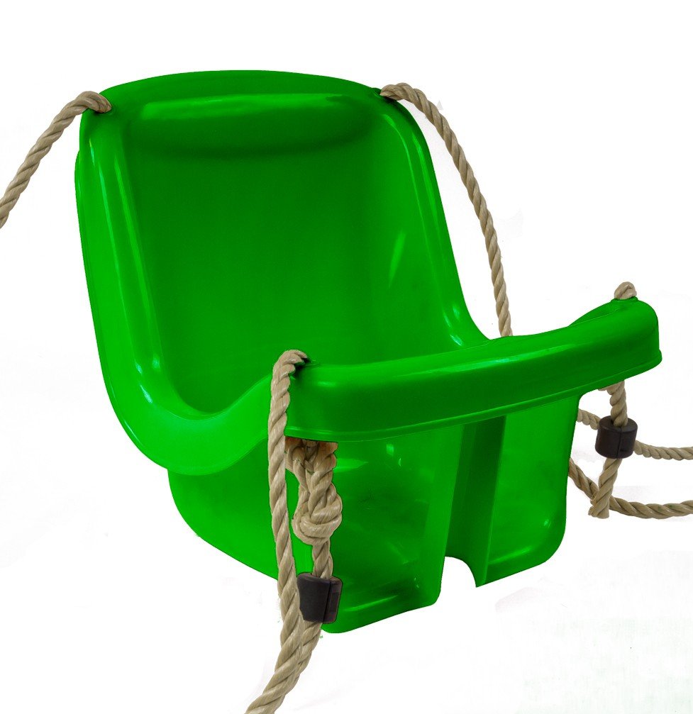 Androni 8300-0000 Altalena Swinging Baby Peso max 60 Kg, Plastica, Verde O Arancione