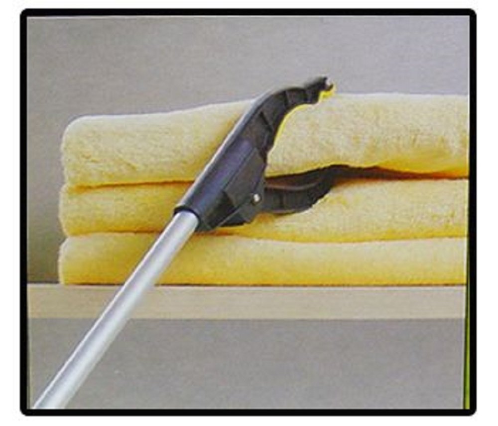 4 Greifzangen, Müllzangen, Greifer, Greifhilfen, Zangen aus Alu mit Magnet