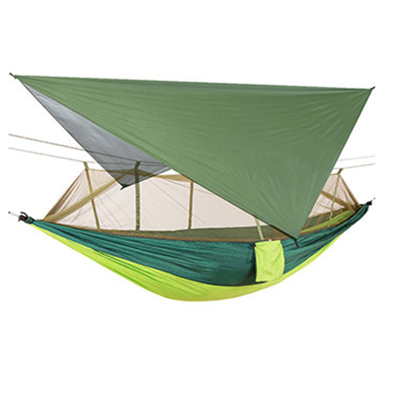 KAISUN Mosquitero Hamaca y Lonas Impermeable Camping,Carga de Nylon Ultraligero 200kg, Resistente a Los Rayos UV para Acampar ai Aire Libre y el Senderismo (TYP 11)