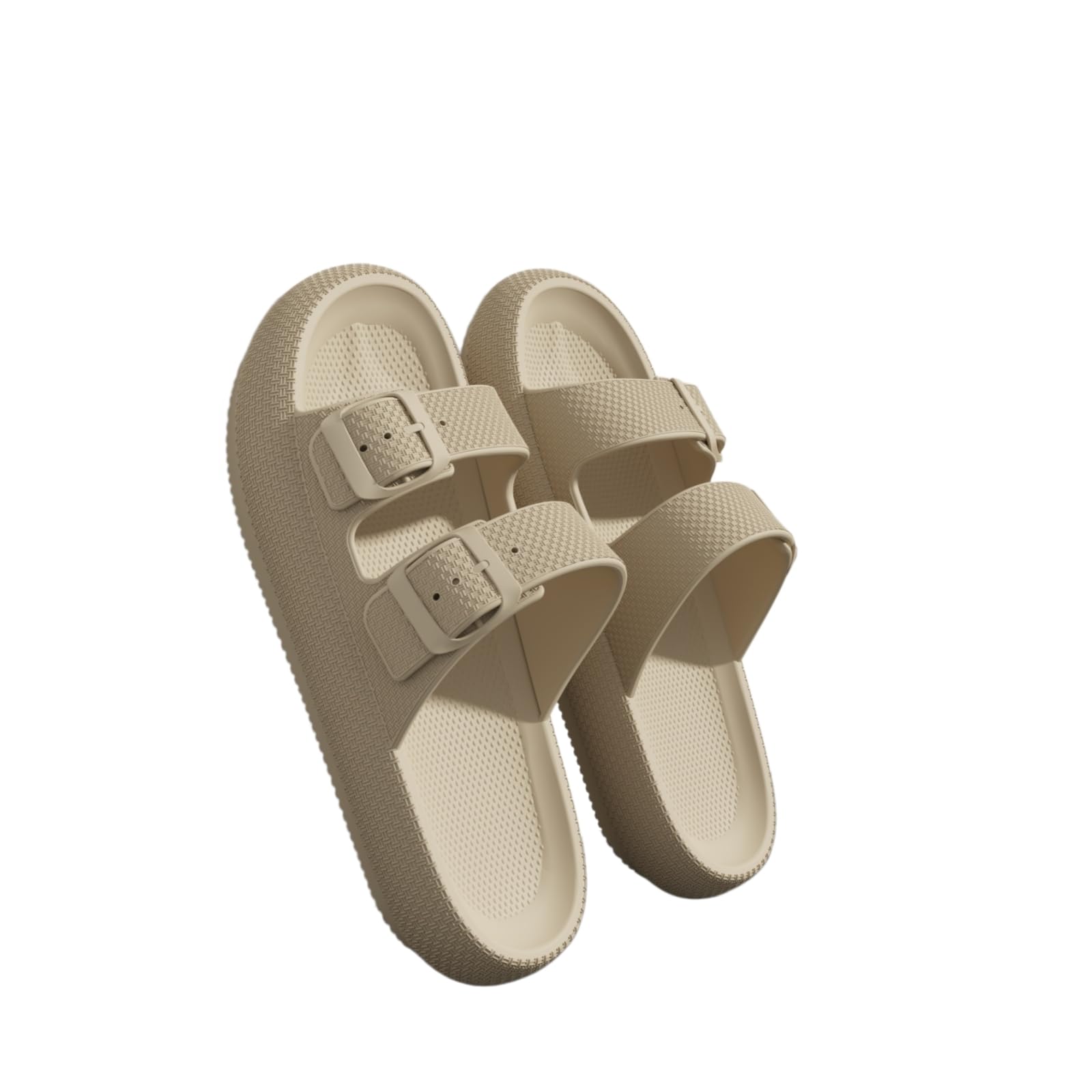 Ciabatte Uomo Men's Outdoor Fashion Sandali di Suola Spessa - Pantofole Doccia Antiscivolo per Bagno, Casa Leggera E Confortevole-khaki-40-41