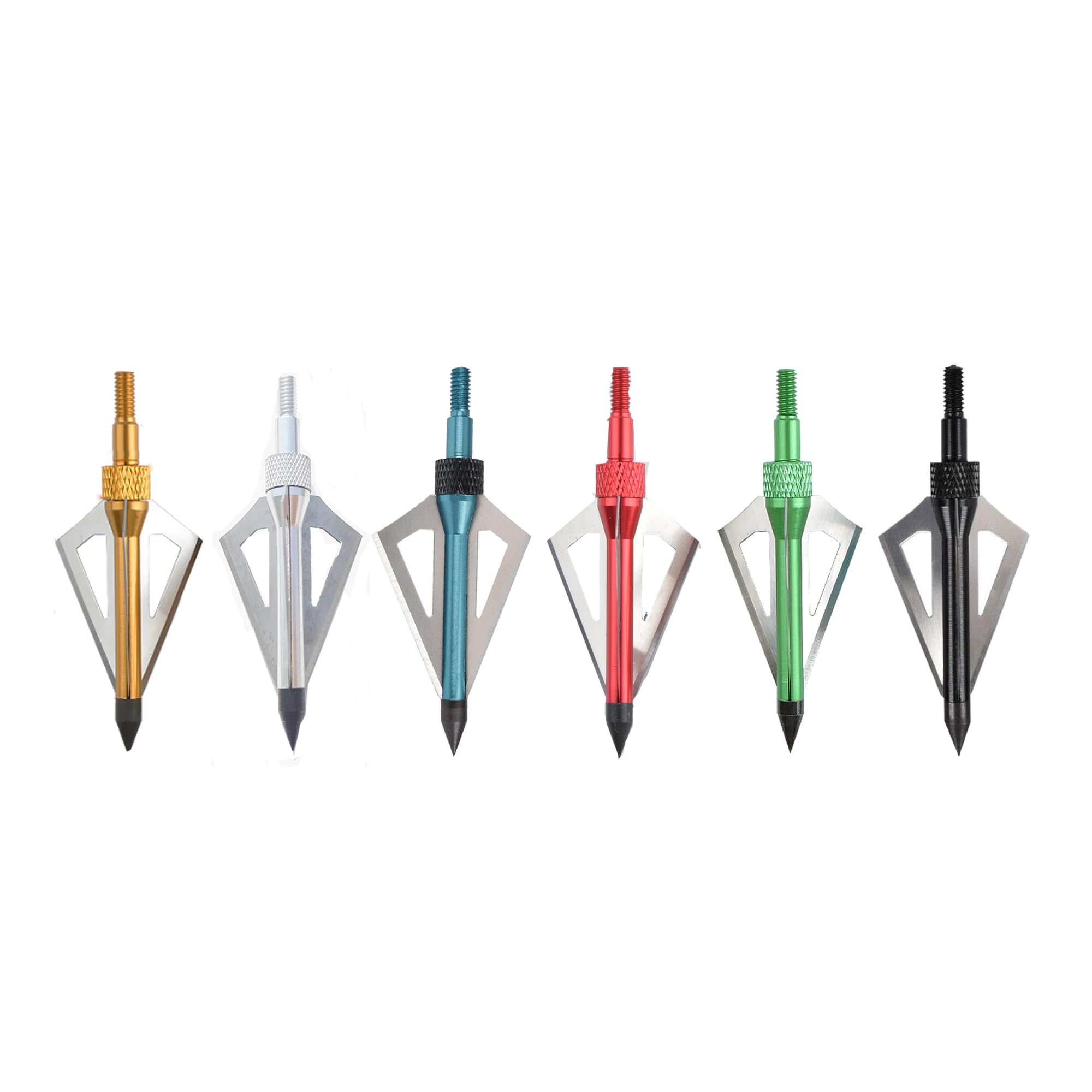 Pointes de Flèches 100 Grain Broadheads Tir à l'arc Conseils avec Boîte Chasse
