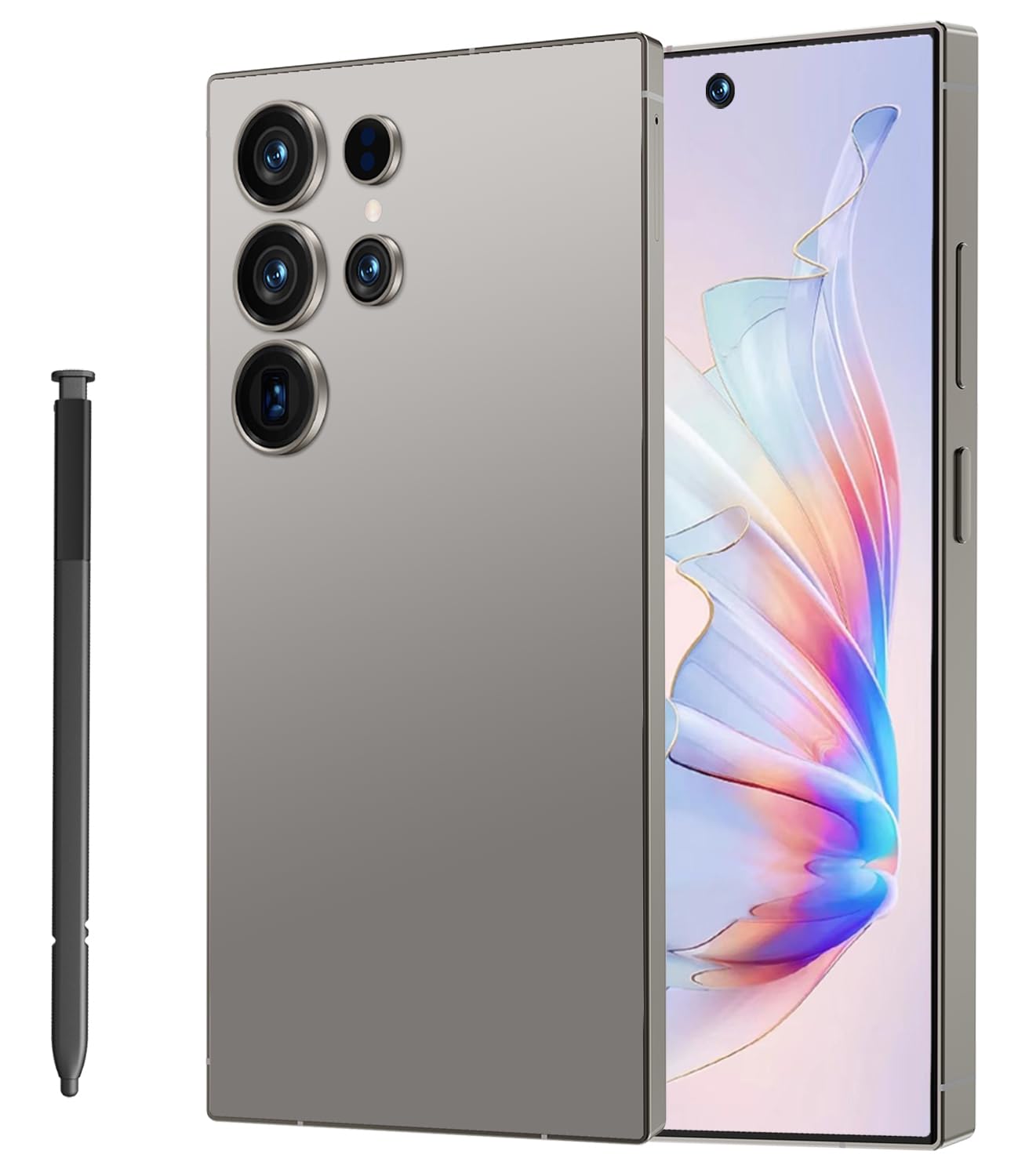 Liibao I26 Ultra Unlocked Cell Phone,12+512GB 5G Unlocked Phone, 6.99" HD Screen Smartphone Built in Pen Android 14 Battery 7000mAh, Dual SIM/Face ID/Fingerprint Lock/GPS (Black) — view 10