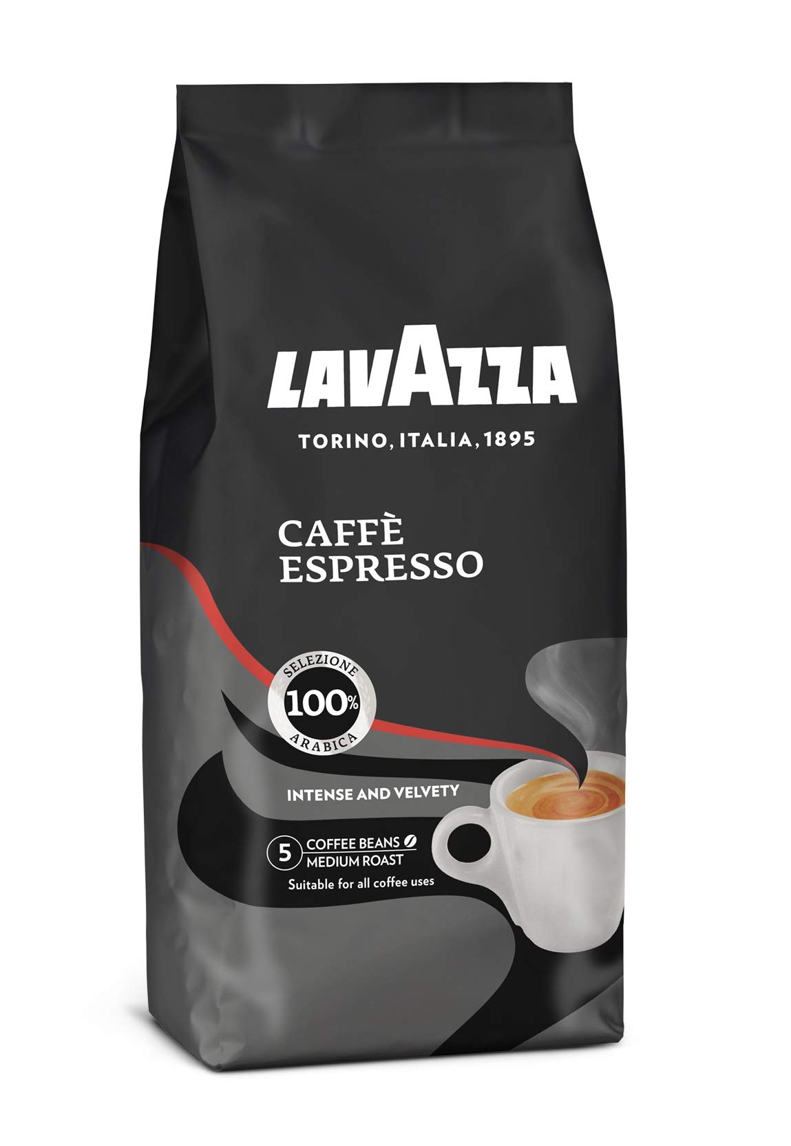 Lavazza Caffè Espresso Kaffeebohnen, 500 g (Packung mit 4)