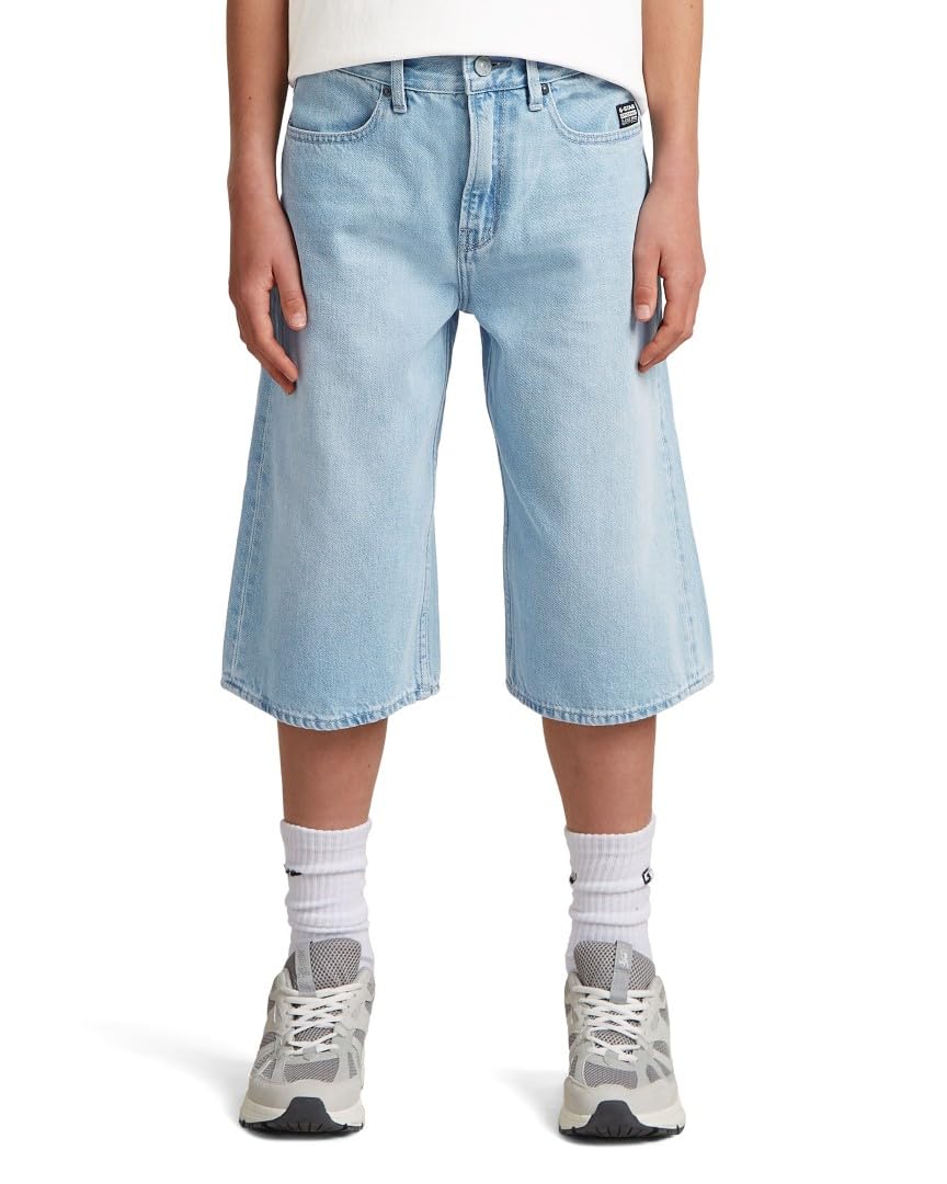 G-STAR Dakota Skater Shorts Pantalones Cortos, Azul (Sun Faded Air Force Blue D26584-01-c947), 10 años para niño