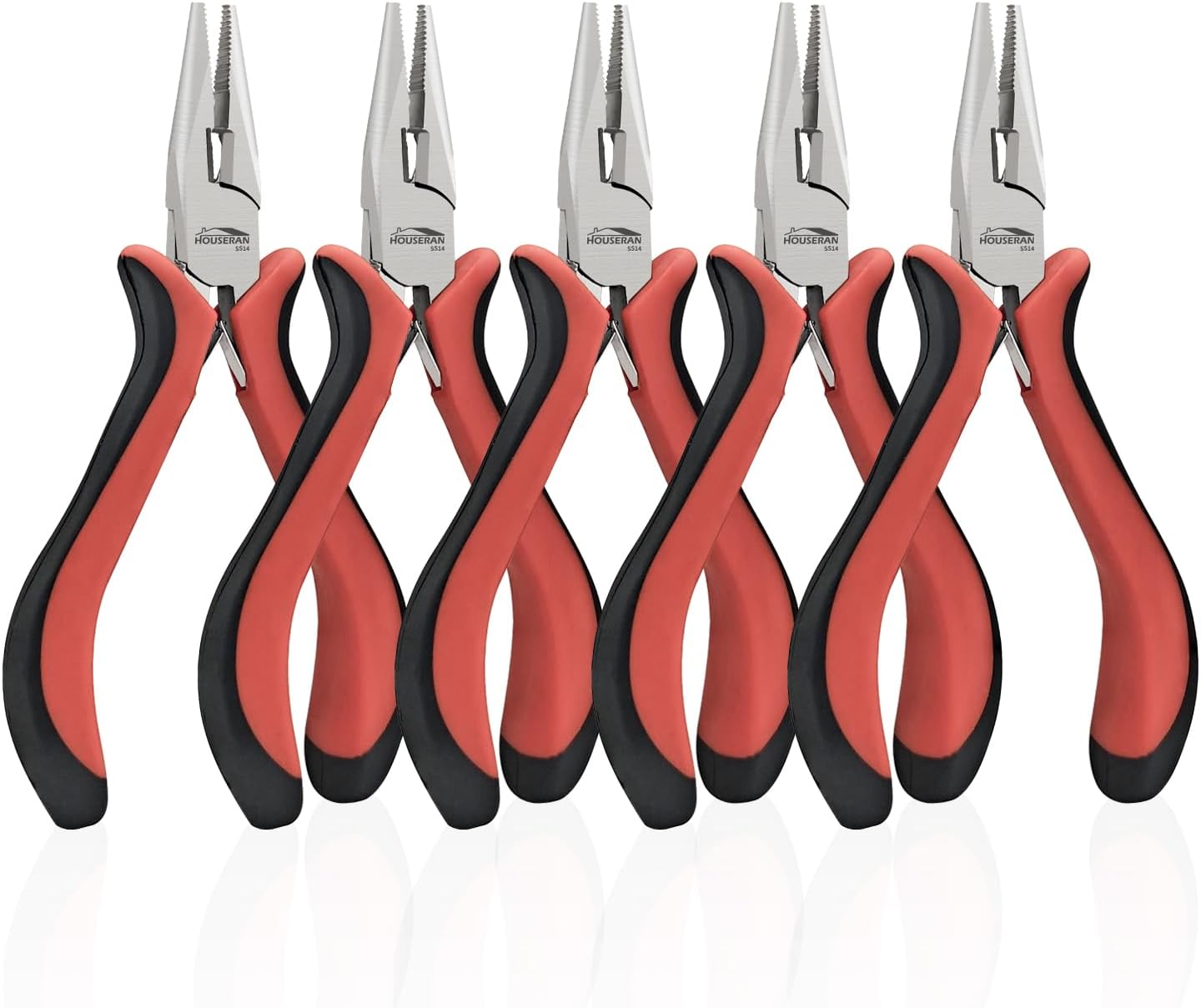8 Packs Jewelry Pliers Set, Jewelry Making Tools with Needle Nose Pliers, Wire Cutters, Round Nose pliers, Bent Nose Plier for DIY, Craft, Electronics