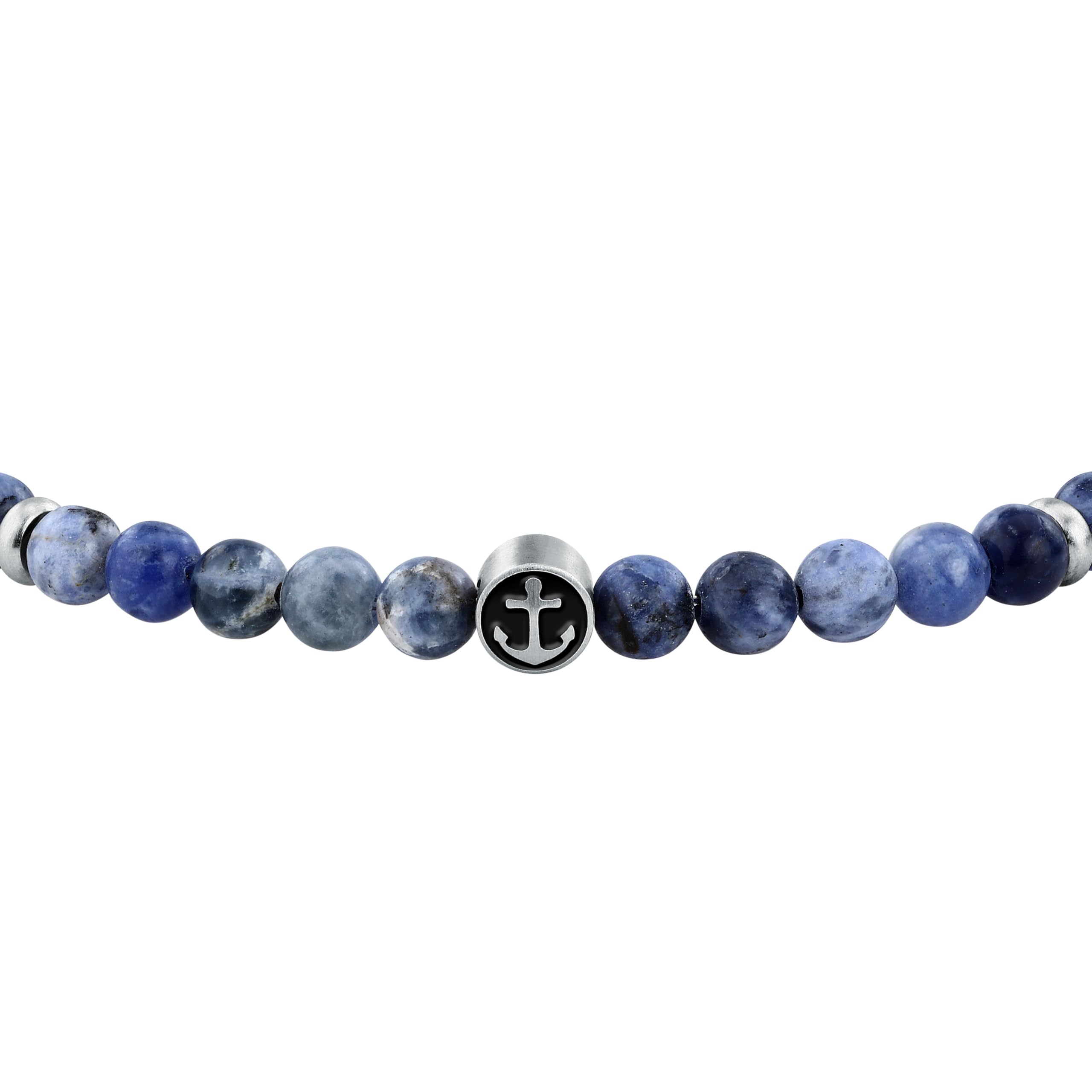 Sector No Limits Bracciale Uomo in Acciaio, Pietre Naturali, Collezione MARINE, Idee Regalo Fidanzato, Amico