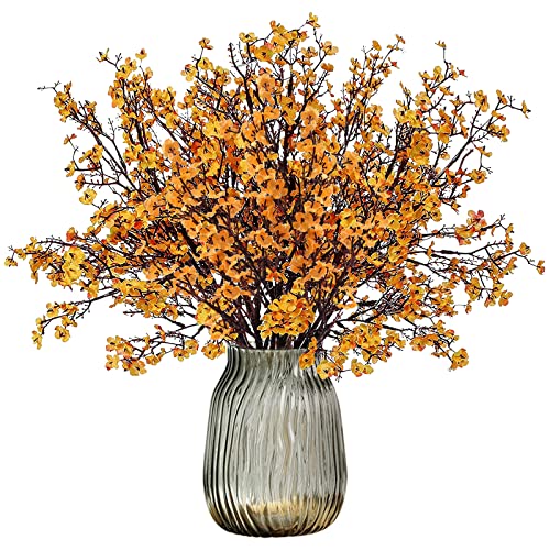 IVITA 6 Bundles Babys Breath Artificial Flowers Fake Silk Flower