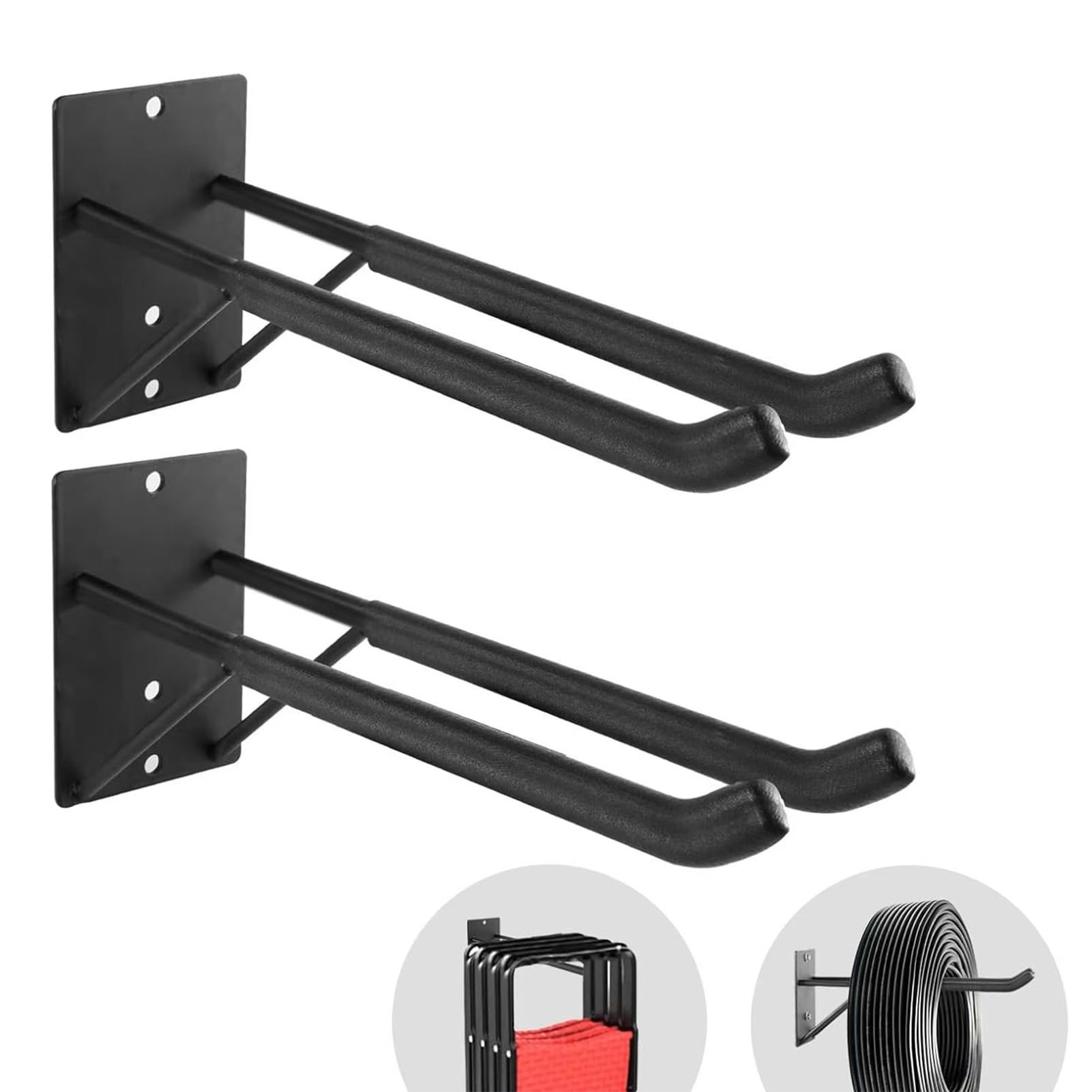 Garage Storage Hooks, Stable Support Design