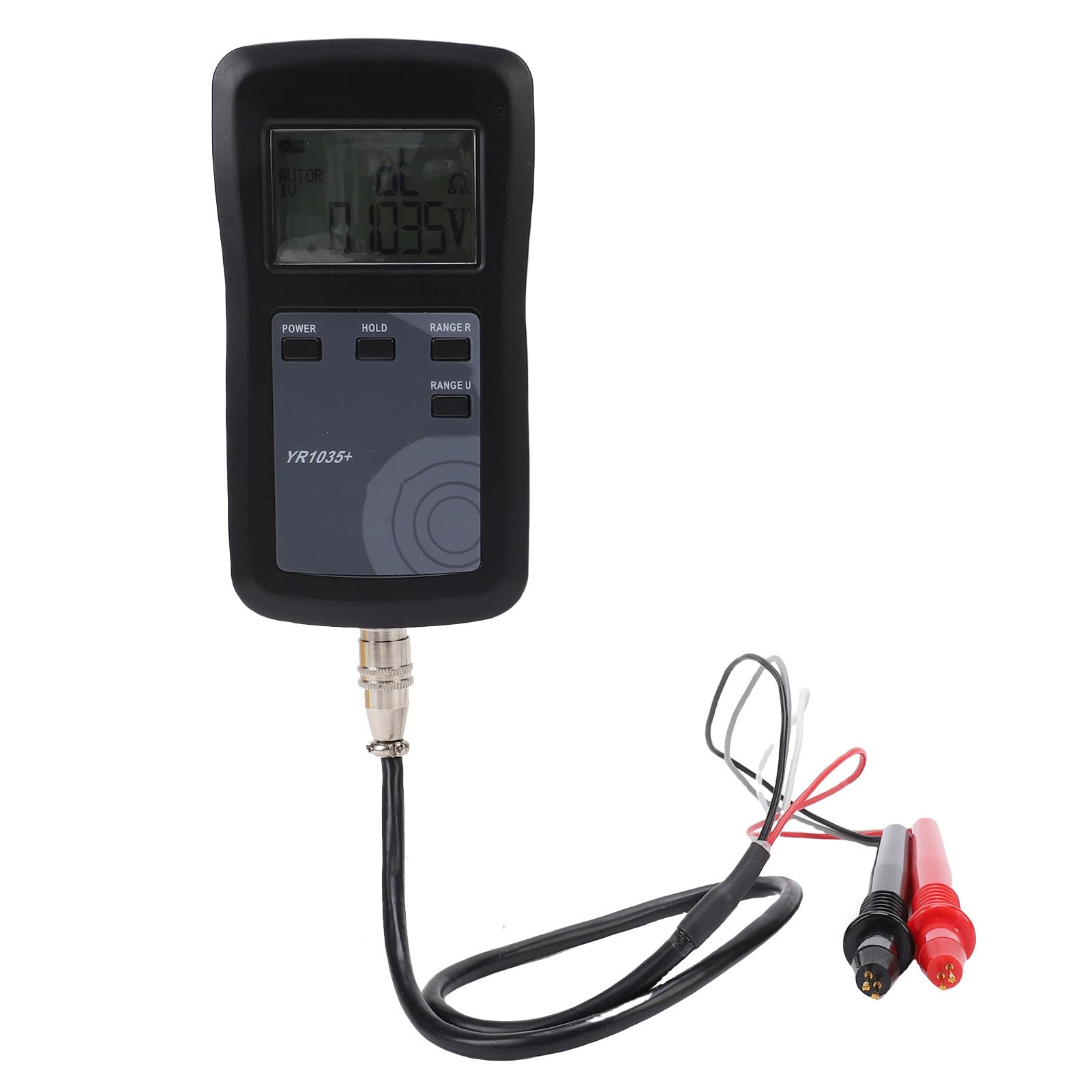 Topiky Tester Digitale per Batterie a 4 Fili Tester di Tensione per Misuratore di Resistenza Interna per Batterie Li-ion Ni-MH Ni-CD Risoluzione 0,01 MOhm 0-100 V CC con Funzione ZR Batteria