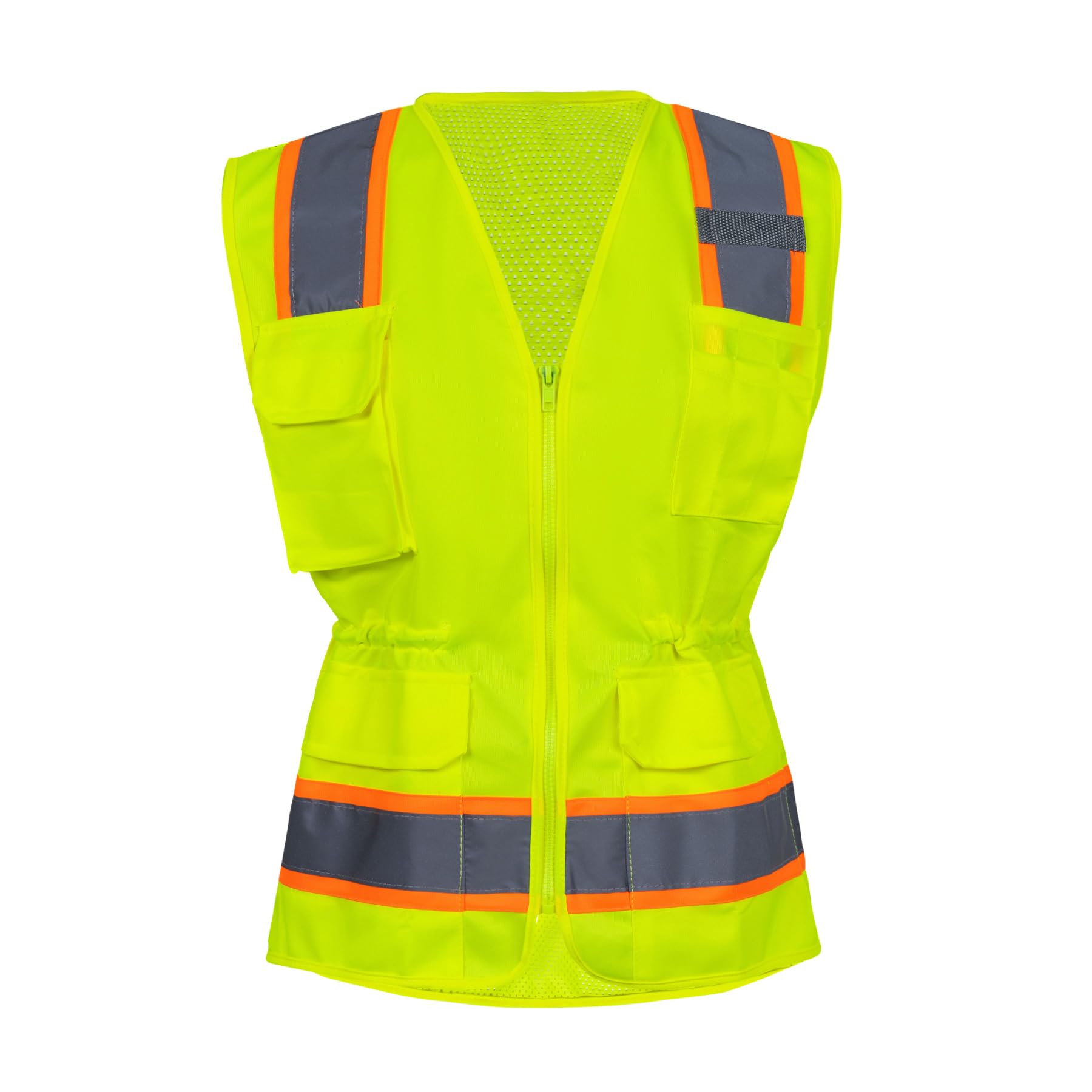 FONIRRA Hi Vis Safety Vest for Women Reflective ANSI Class 2 High Visibility Work Construction Short Sleeve