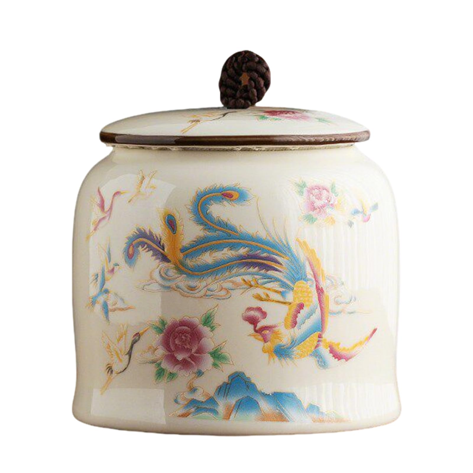 DQZRTUECA Ceramic Airtight Lid Tea Canister